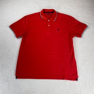 IZOD Golf Men's Red Performance Polo Shirt Size‎ XL